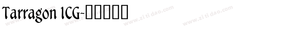 Tarragon ICG字体转换